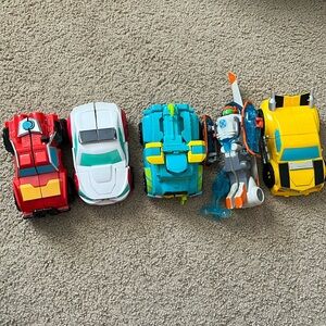 Transformers Rescue Bots - lot of 5 figures